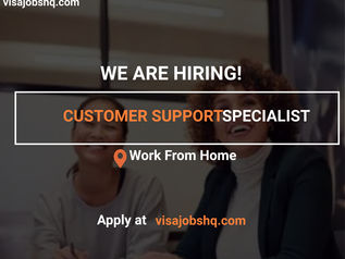CUSTOMER SUPPORT SPECIALIST, FULLY REMOTE | WORK FROM HOME