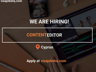 RELOCATION OPPORTUNITY TO CYPRUS NOW AVAILABLE FOR A CONTENT EDITOR, APPLY NOW