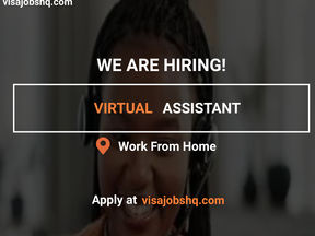 WORK REMOTELY FROM ANYWHERE IN THE WORLD AS A VIRTUAL ASSISTANT, OPEN TO CANDIDATES GLOBALLY
