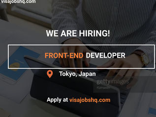 FRONT-END DEVELOPER IN TOKYO | RELOCATE TO JAPAN WITH WORK VISA SPONSORSHIP
