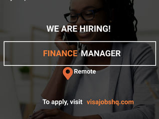 FINANCE MANAGER - $100,000/YEAR | REMOTE