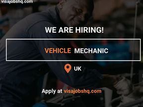 HIRING A SKILLED VEHICLE MECHANIC IN UK, RELOCATE TO THE UK WITH VISA SPONSORSHIP, £39,000 ANNUALLY