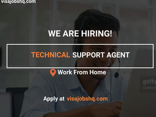 TECHNICAL SUPPORT AGENT, WORK FROM HOME