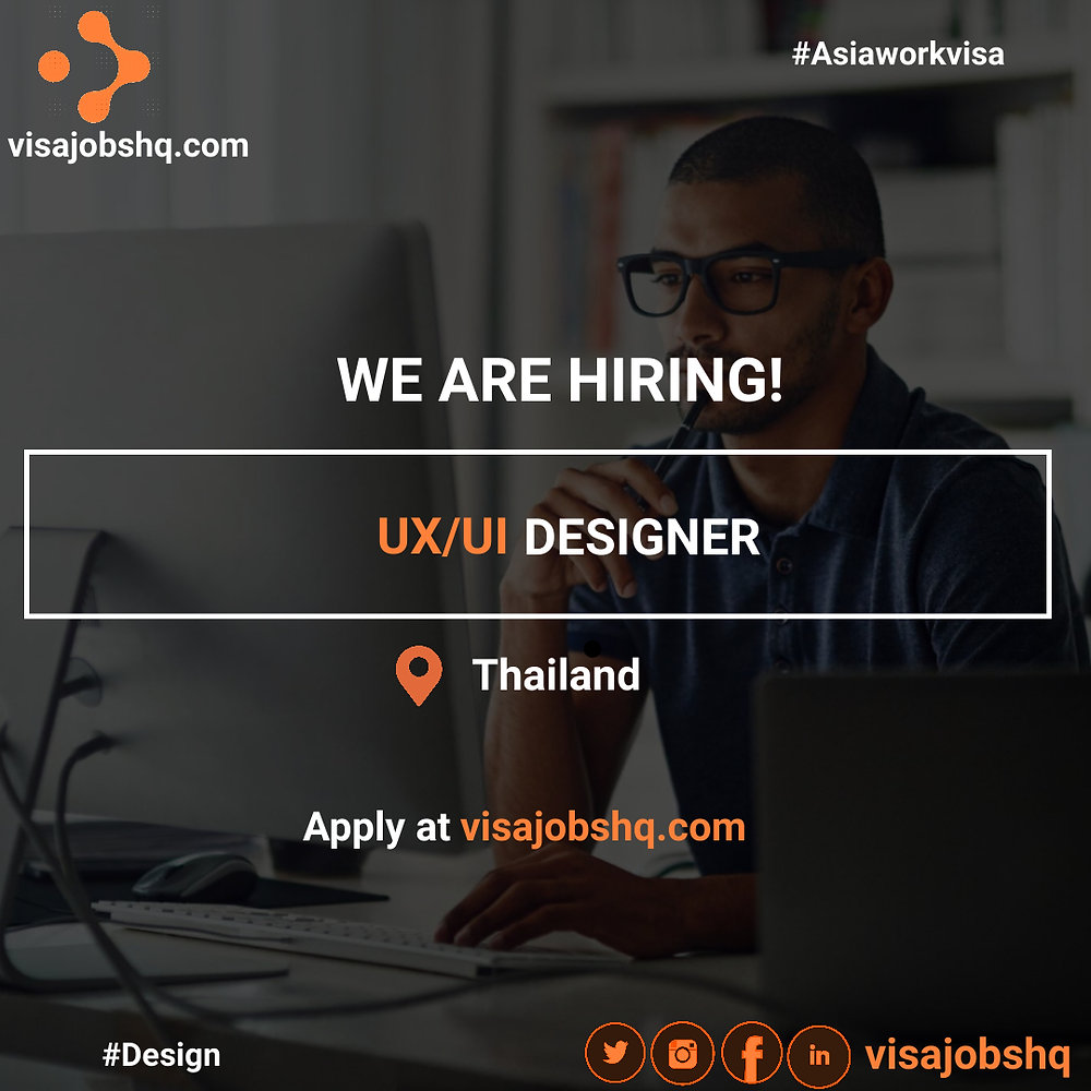 THIS COMPANY IS HIRING FOR A UX/UI DESIGNER, VISA AND WORK PERMIT IS ...