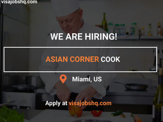 UK RELOCATION OPPORTUNITY NOW AVAILABLE FOR AN ASIAN CORNER COOK, VISA SPONSORSHIP IS AVAILABLE
