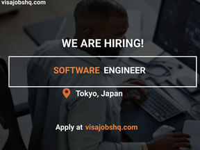 URGENTLY HIRING A SOFTWARE ENGINEER IN TOKYO, RELOCATE TO JAPAN WITH WORK VISA SPONSORSHIP