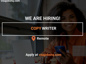 COPYWRITER, REMOTE | WORK FROM HOME