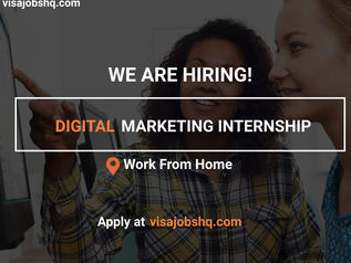 DIGITAL MARKETING INTERNSHIP REMOTE JOB IS AVAILABLE, WORK FROM HOME