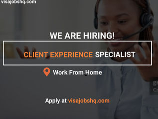 REMOTE JOB OPPORTUNITY FOR A CLIENT EXPERIENCE SPECIALIST, THIS IS A FULLY REMOTE ROLE WITH ANNUAL SALARY OF $60,000