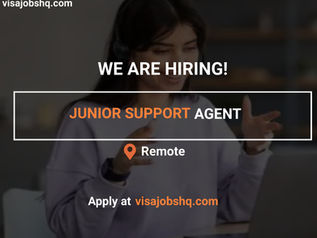 JUNIOR SUPPORT AGENT, REMOTE | WORK FROM HOME