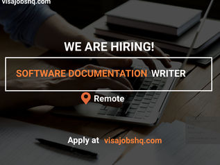 SOFTWARE DOCUMENTATION WRITER | REMOTE