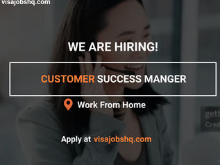 REMOTE OPENING FOR A CUSTOMER SUCCESS MANGER, APPLY NOW