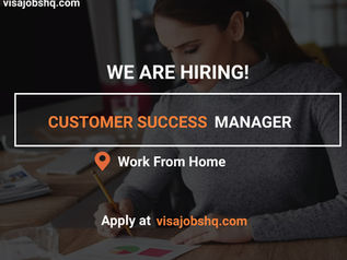 HIRING A CUSTOMER SUCCESS MANAGER, THIS IS A FULLY REMOTE & WORK FROM HOME ROLE, APPLY NOW