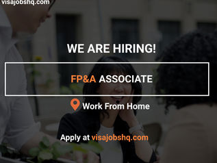 A REMOTE TEAM IS HIRING FOR AN FP&A ASSOCIATE, APPLY NOW