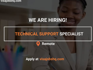 TECHNICAL SUPPORT SPECIALIST, REMOTE | WORK FROM HOME