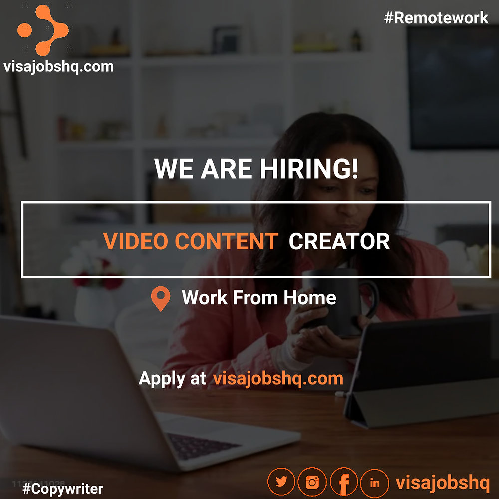 PART-TIME VIDEO EDITOR | REMOTE Lowongan Video Editor Remote