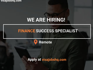 FINANCE SUCCESS SPECIALIST, REMOTE