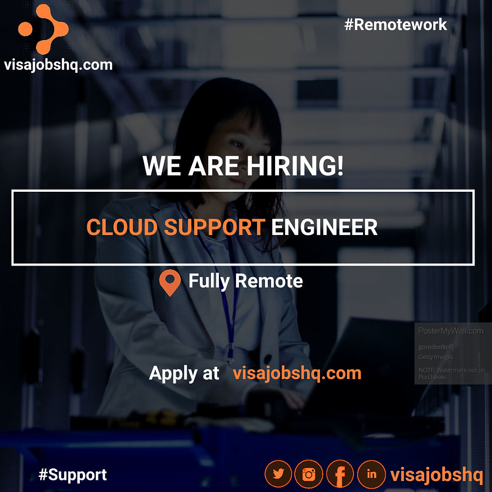 CLOUD SUPPORT ENGINEER | REMOTE