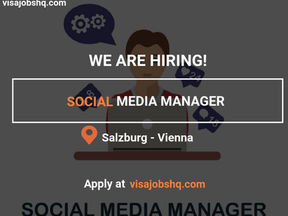 UNLOCK YOUR CAREER AS A SOCIAL MEDIA MANAGER IN EUROPE WITH VISA SPONSORSHIP