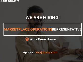 NOW HIRING A MARKETPLACE OPERATIONS REPRESENTATIVE FOR A FULLY REMOTE POSITION, $18,000 ANNUALLY