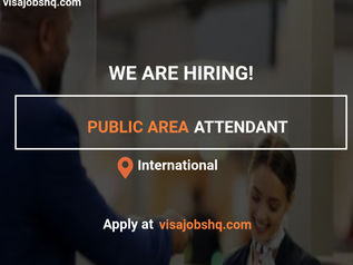 PUBLIC AREA ATTENDANT NEEDED FOR A SHIPPING COMPANY, OPEN TO INTERNATIONAL CANDIDATES