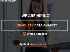 VISA SPONSORSHIP IS AVAILABLE FOR A GRADUATE DATA ANALYST IN THE UNITED KINGDOM