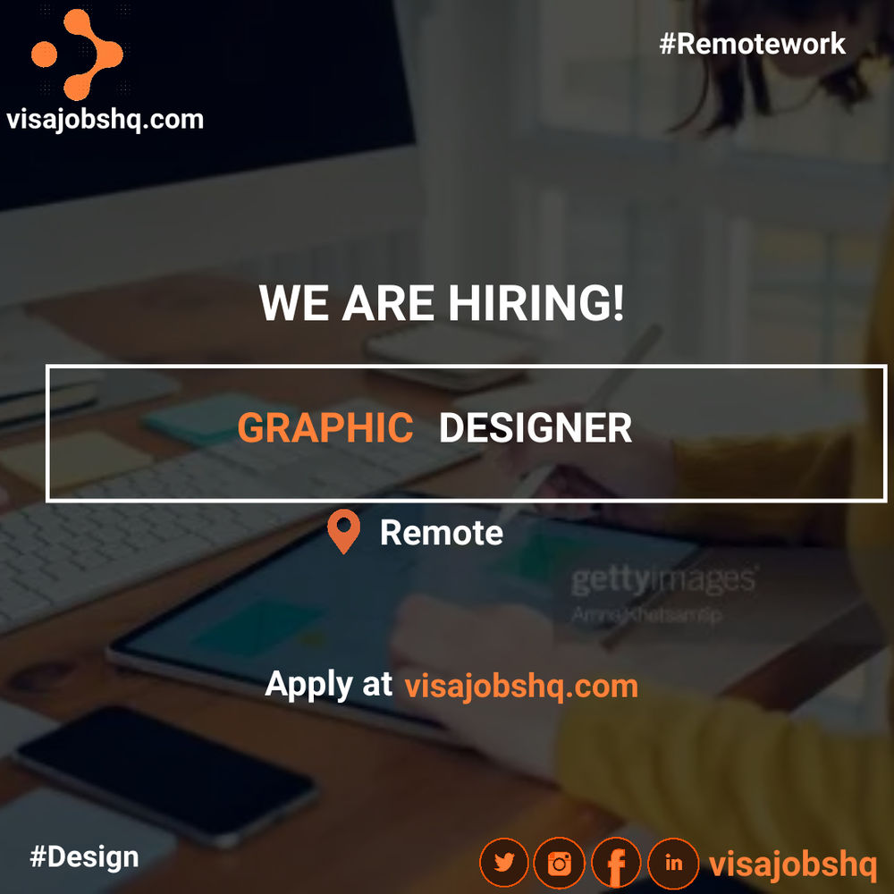 GRAPHIC DESIGNER REMOTE WORK FROM HOME