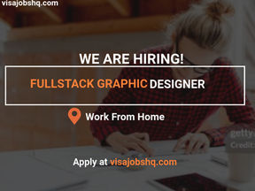 A FULLY REMOTE FULLSTACK GRAPHIC DESIGNER IS URGENTLY FOR THIS POSITION, APPLY NOW
