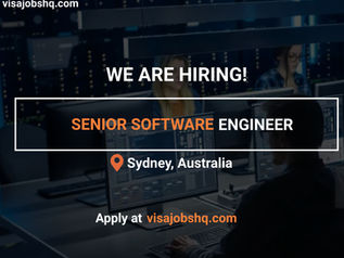 SENIOR SOFTWARE ENGINEER IN SYDNEY, RELOCATE TO AUSTRALIA WITH WORK VISA SPONSORSHIP