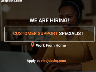WORK FROM ANYWHERE IN THE WORLD AS A CUSTOMER SUPPORT SPECIALIST, THIS IS A FULLY REMOTE ROLE