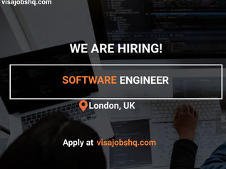 SOFTWARE ENGINEER IN LONDON, RELOCATE TO THE UK WITH WORK VISA SPONSORSHIP
