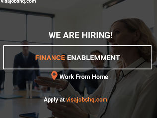 JOIN OUR GLOBAL TEAM AS FINANCE ENABLEMENT , WORK IS REMOTE