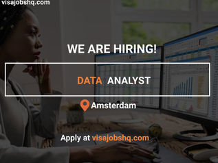 MOVE TO AMSTERDAM AS A DATA ANALYST, APPLY NOW
