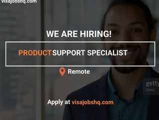 PRODUCT SUPPORT SPECIALIST, REMOTE | WORK FROM ANYWHERE