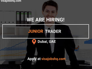 JUNIOR TRADER | 50,000 USD ANNUALLY | RELOCATE TO DUBAI WITH WORK VISA SPONSORSHIP