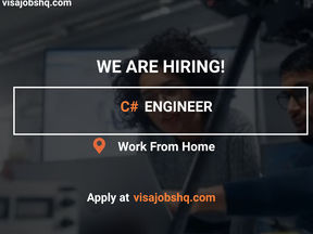 AN EXPERIRNED C# ENGINEER IS WHAT WE ARE A LOOKING FOR, THIS IS A WORLDWIDE REMOTE ROLE, APPLY NOW