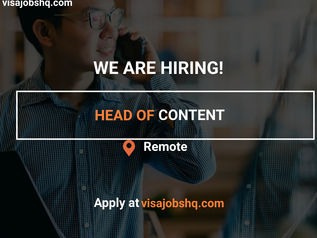 HEAD OF CONTENT, €100,000 - €140,000 ANNUALLY | WORK FROM HOME
