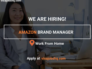 HIRING NOW | AMAZON BRAND MANAGER | WORK FROM HOME | APPLY NOW