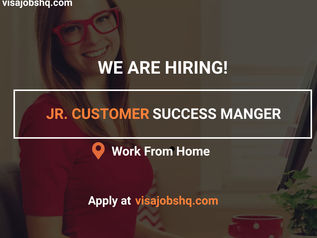 APPLY NOW AS A JUNIOR CUSTOMER SUCCESS MANAGER, WORK IS REMOTE
