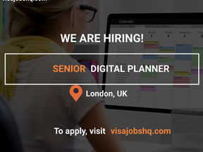 SENIOR DIGITAL PLANNER, IN LONDON | RELOCATE TO THE UK WITH WORK VISA SPONSORSHIP