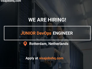 JUNIOR DevOps ENGINEER, €50,000 ANNUALLY, RELOCATE TO NETHERLANDS WITH WORK VISA SPONSORSHIP