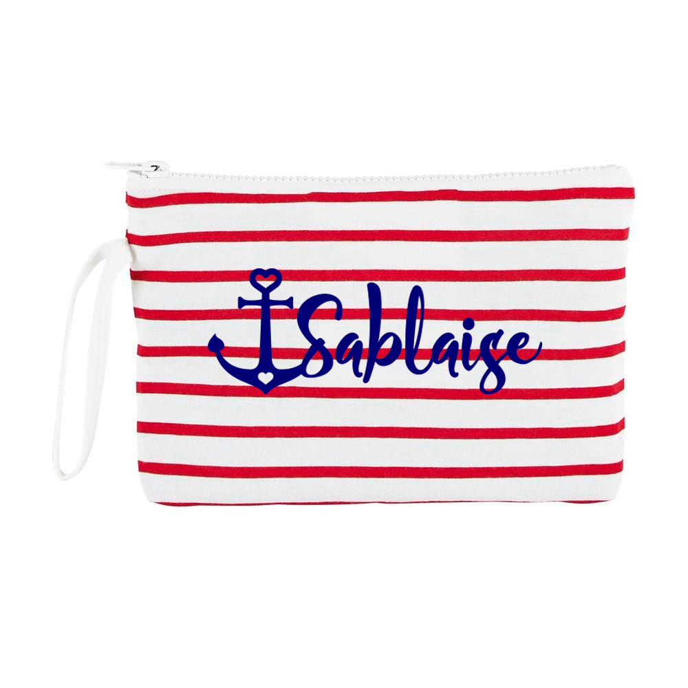 Ma petite Pochette de Sablaise - Encre marine - Les Sables d'Olonne