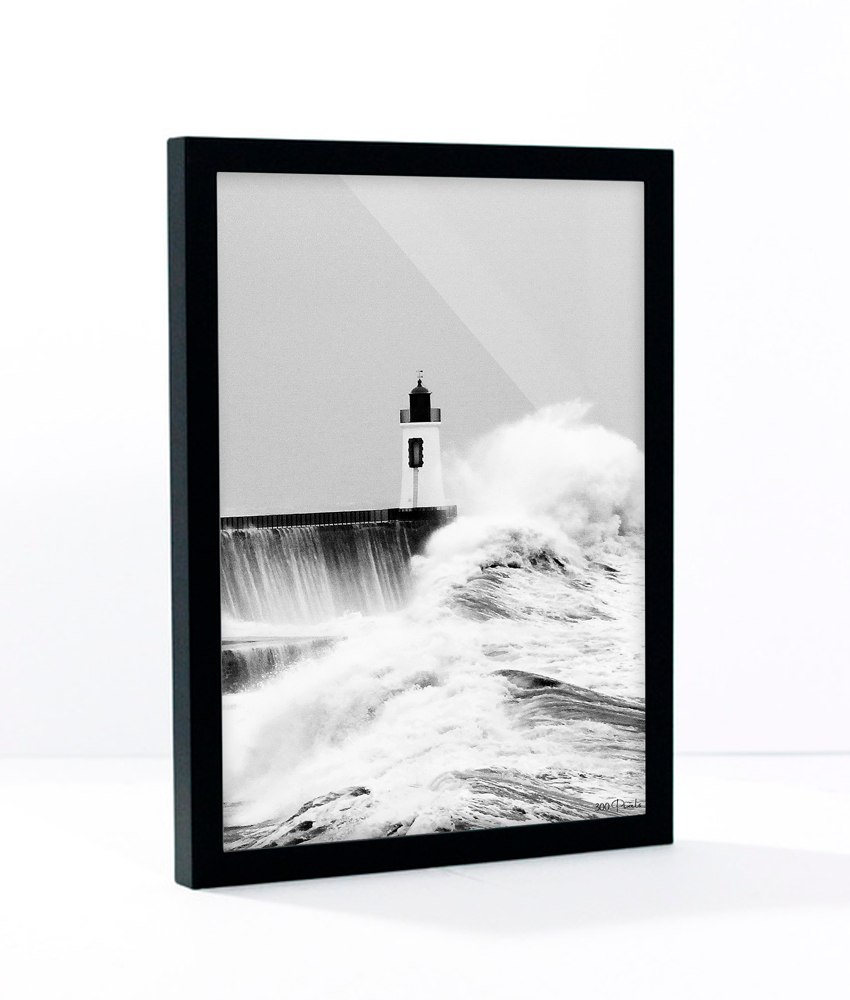 Miniature : Dibond Photo - Tempête Justine aux Sables