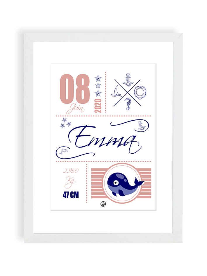 Miniature : Mon affiche de Naissance personnalisée