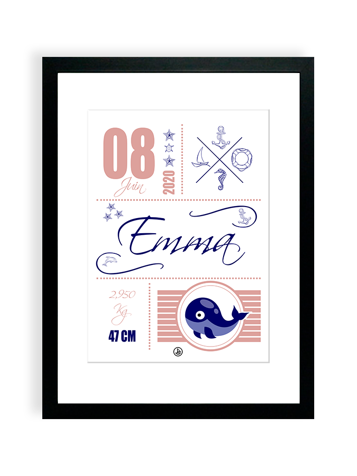 Miniature : Mon affiche de Naissance personnalisée