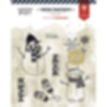 Tampons Clear Hiver magique - Scrapbooking Noel - Florilèges Design
