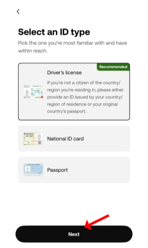 OKX KYC 신분증 택