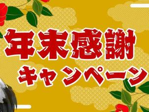 11月12日から始まった「年末年始キャンペーン」