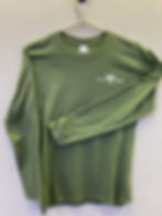 Thumbnail: Light Green Long Sleeve T-shirt front