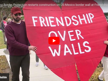 KPBS: CBP restarts construction on US-Mexico border wall at Friendship Park